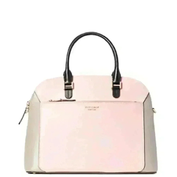 Kate Spade Rococo Pink & Grey Satchel New - Picture 1 of 9